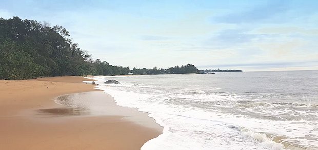 Strand und Meer in Kribi Kamerun