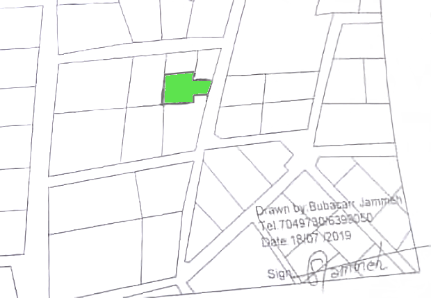 Grundstck zum Einfamilienhaus in Tranquil Brufut