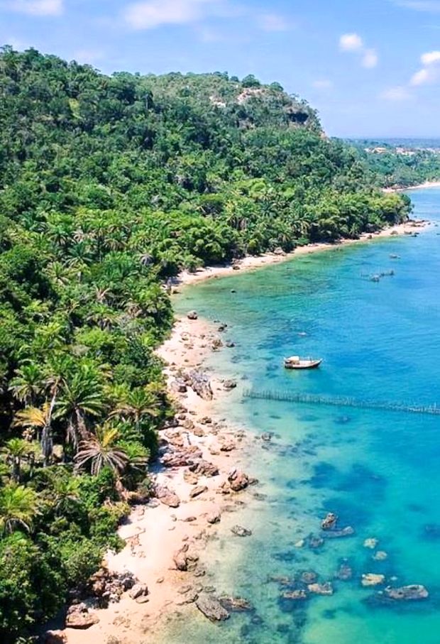 der Strand bei den Grundstcken
