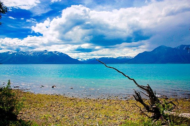 Atlin Lake in Kanada