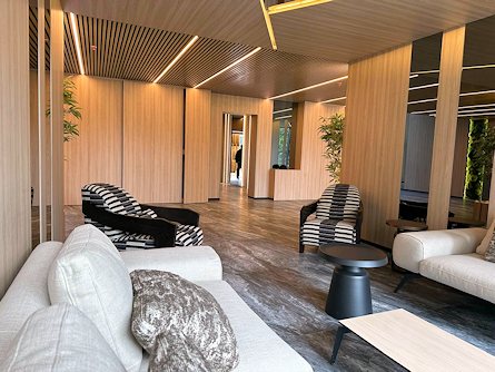 Rezeption im Wohnhaus Apartmenthaus