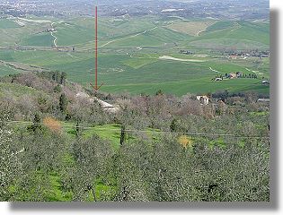 Grundstück bei Chianni Pisa Toskana