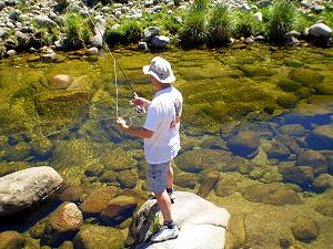 Angeln auf dem Grundstck