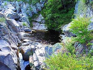 Bach auf dem Baugrundstck