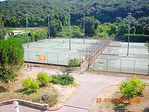 Tennisplatz der Ferienwohnungen