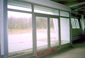 Eingangsbereich der Lagerhalle