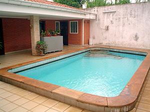 Pool vom Wohnhaus in Nazareth Paraguay