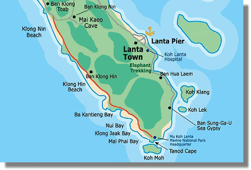 Immobilien der Inseln Lanta Yai und Koh Por Thailand zum Kaufen